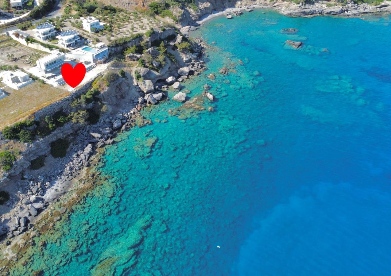 Kuro Beach House - Oceanfront Luxury & 25M Pool Achlia Eksteriør bilde