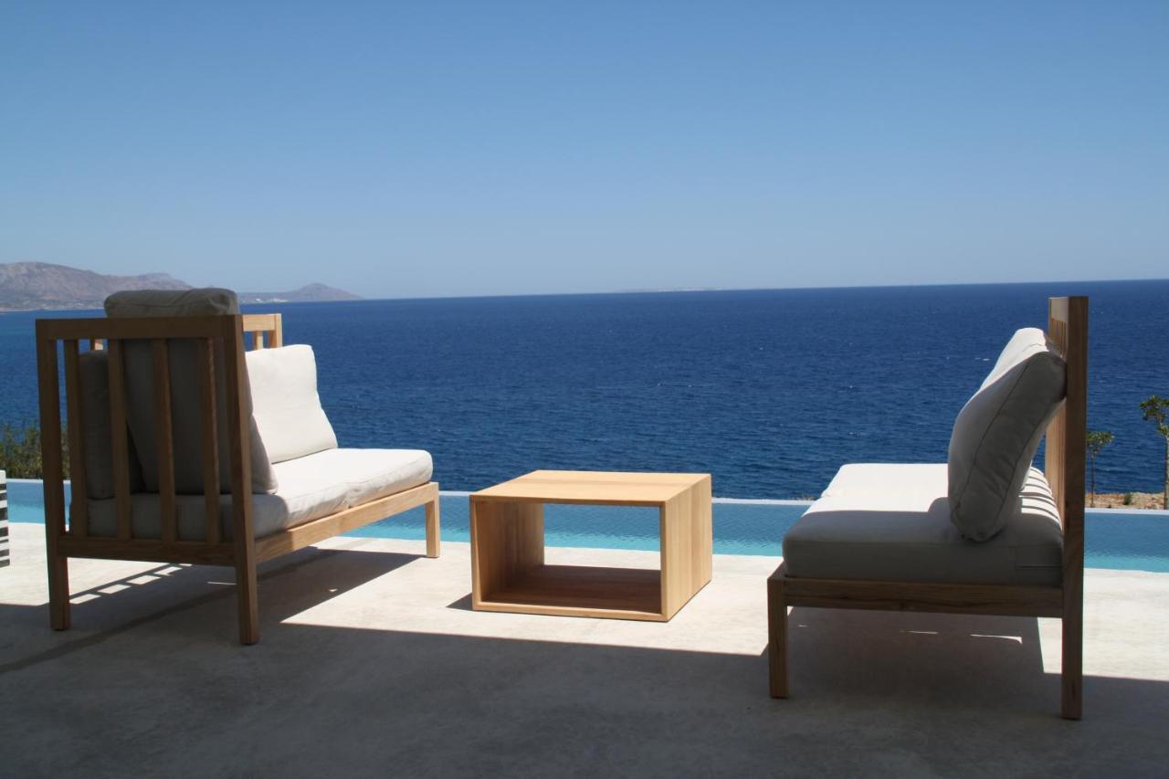 Kuro Beach House - Oceanfront Luxury & 25M Pool Achlia Eksteriør bilde