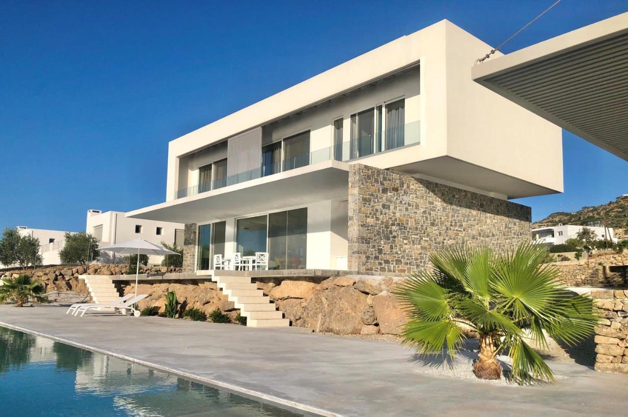 Kuro Beach House - Oceanfront Luxury & 25M Pool Achlia Eksteriør bilde