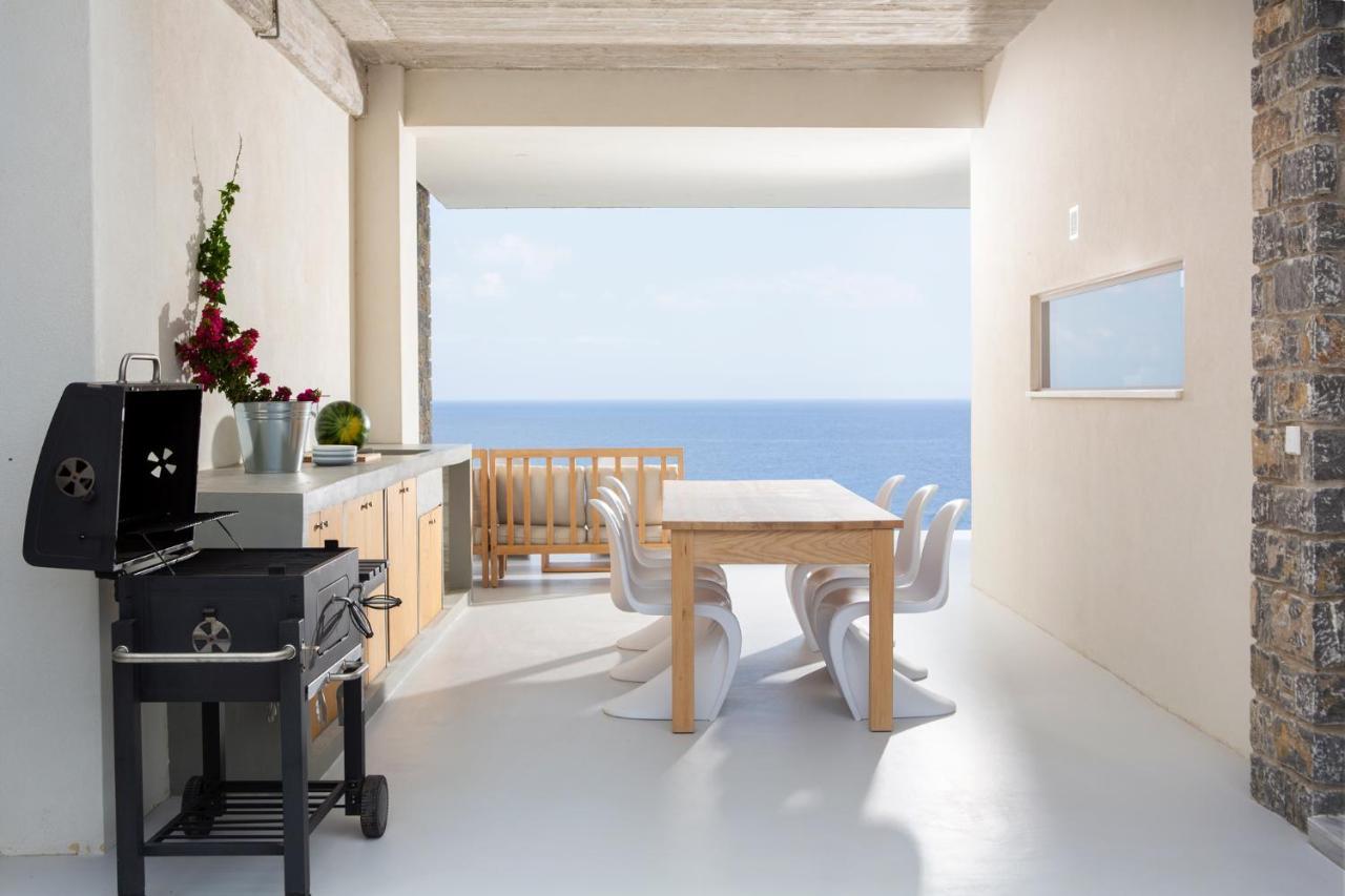 Kuro Beach House - Oceanfront Luxury & 25M Pool Achlia Eksteriør bilde